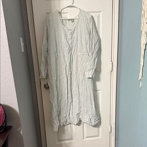 Cherokee Sage Green Cotton Tee with V-Neck Label